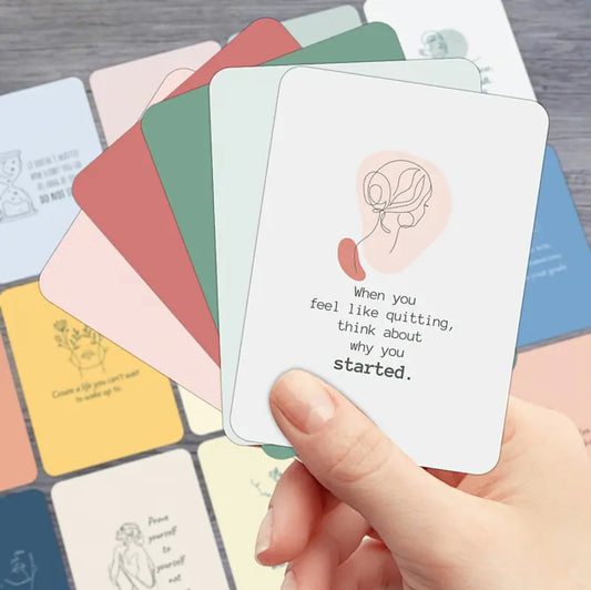 30pcs Inspirational Affirmation Cards for Mindfulness & Mental Health