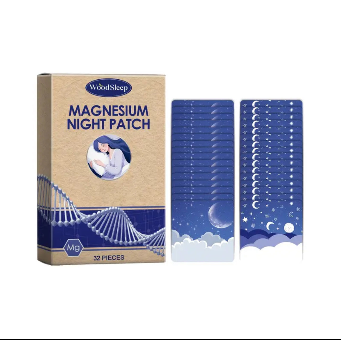 Woodsleep Magnesium Night Patch (32pcs)